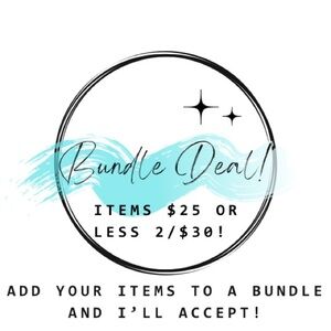 Bundle Any Items in Closet $25 or Less 2/$30!